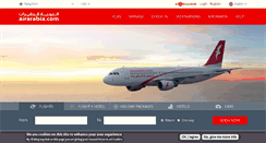 Desktop Screenshot of airarabia.com